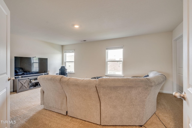 1244 Stamp Lodge Rd, Kingsport, TN 37660 - living room with light carpet and baseboards