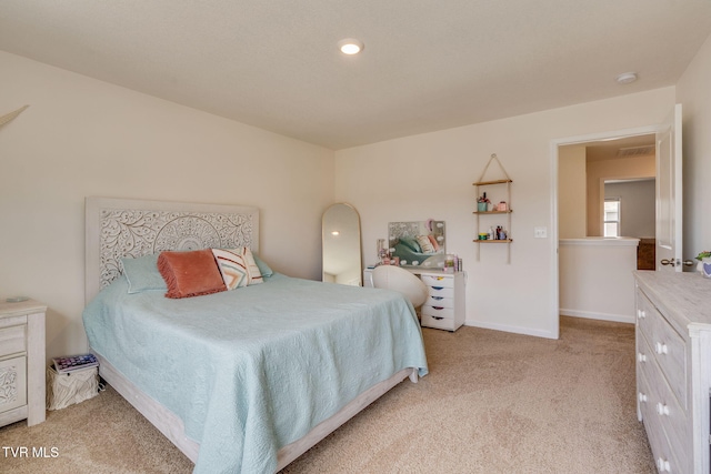 1244 Stamp Lodge Rd, Kingsport, TN 37660 - bedroom with light colored carpet and recessed lighting