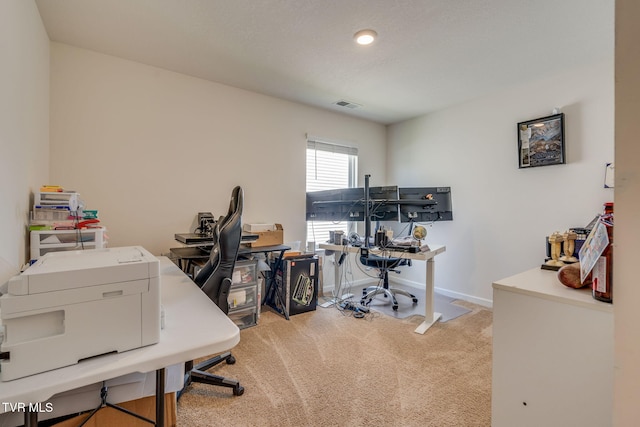 1244 Stamp Lodge Rd, Kingsport, TN 37660 - home office with light colored carpet and baseboards