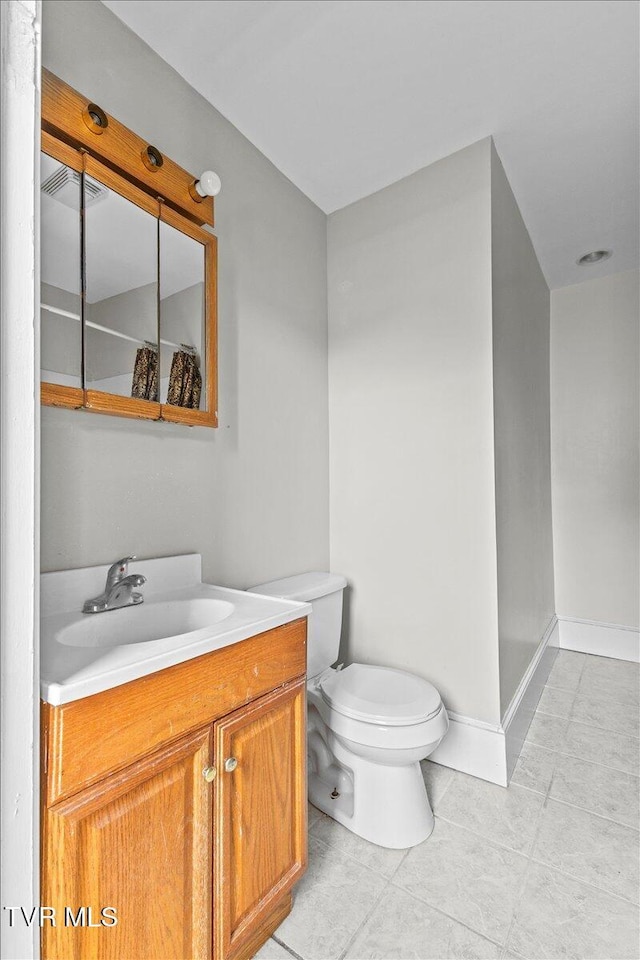 909 Highland Ave, Bristol, VA 24201 - bathroom featuring vanity and tile patterned floors