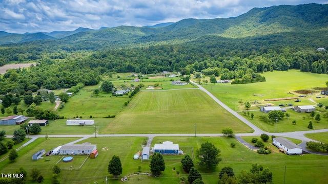 715 Dunham Rd, Chuckey, TN 37641 - view of rural area featuring a mountainous background and a heavily wooded area