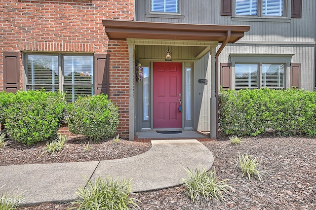 226 Willowbend Ct, Kingsport, TN 37660 - property entrance featuring brick siding