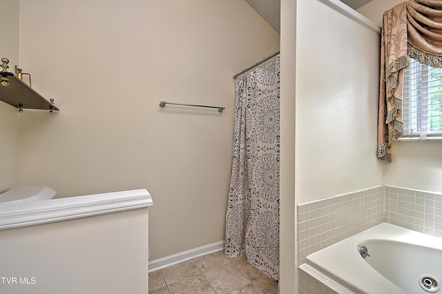 226 Willowbend Ct, Kingsport, TN 37660 - full bathroom featuring tile patterned floors and a garden tub