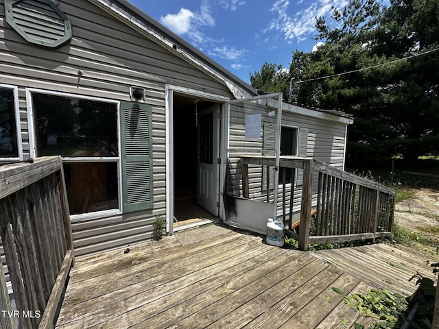 120 Hensley Loop, Jonesborough, TN 37659 - view of wooden deck