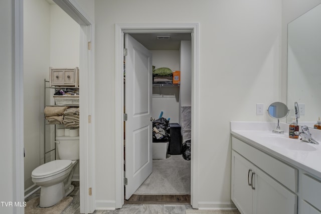 5402 Wildlife Cir, Piney Flats, TN 37686 - bathroom featuring vanity and toilet