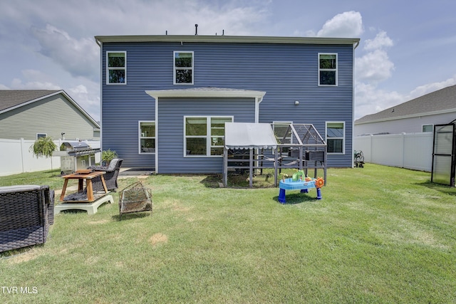 5402 Wildlife Cir, Piney Flats, TN 37686 - rear view of property with a fenced backyard