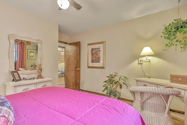 4700 Weaver Pike, Bluff City, TN 37618 - bedroom featuring baseboards and a ceiling fan