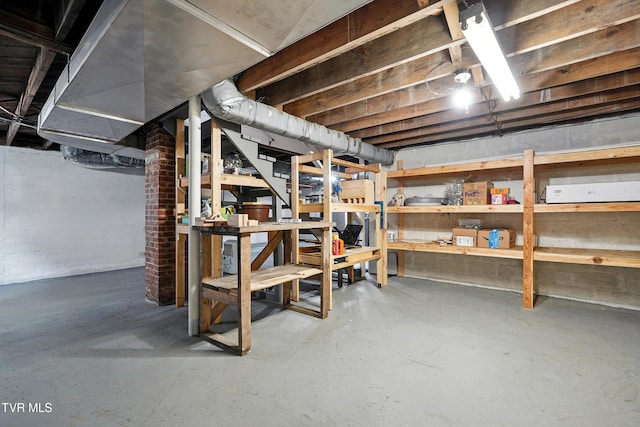 1340 Wateree St, Kingsport, TN 37660 - view of unfinished basement