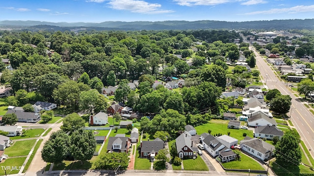 1340 Wateree St, Kingsport, TN 37660 - aerial perspective of suburban area featuring a mountain backdrop