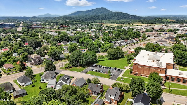 1340 Wateree St, Kingsport, TN 37660 - aerial perspective of suburban area with mountains