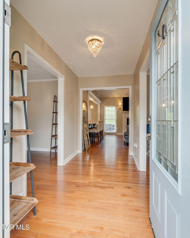 2424 Rivermont Dr, Kingsport, TN 37660 - entrance foyer with light wood-style floors and baseboards