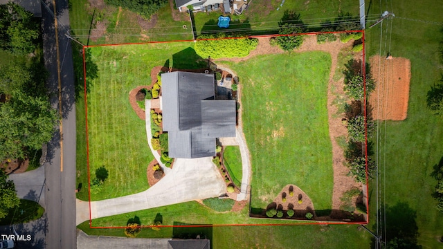 2424 Rivermont Dr, Kingsport, TN 37660 - aerial view of property's location with property boundaries highlighted