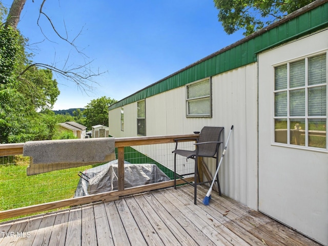 109 Wampler St, Kingsport, TN 37665 - view of wooden terrace