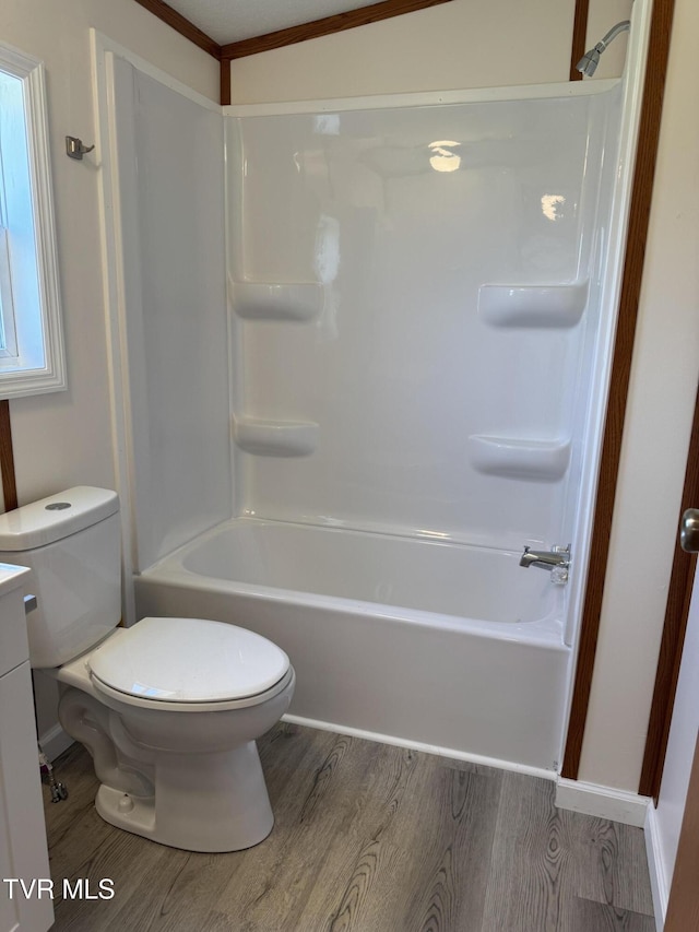 118 Clover, Jonesborough, TN 37659 - bathroom with wood finished floors, tub / shower combination, and vanity