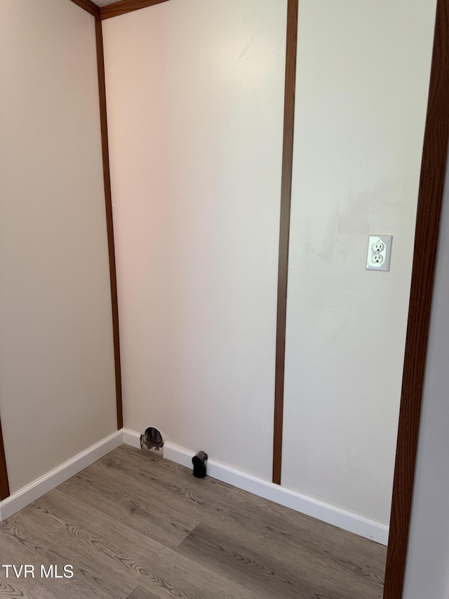 118 Clover, Jonesborough, TN 37659 - washroom with wood finished floors and baseboards