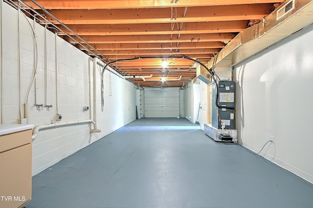 4970 Old Stage Rd, Chuckey, TN 37641 - garage with heating unit