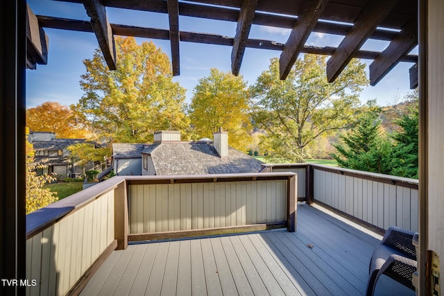 13 Crown Cir, Kingsport, TN 37660 - view of wooden deck