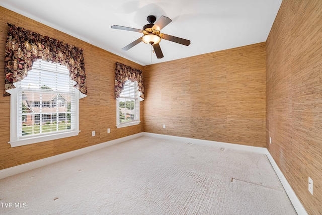 2003 Hackberry Dr, Jonesborough, TN 37659 - carpeted empty room featuring a ceiling fan and baseboards
