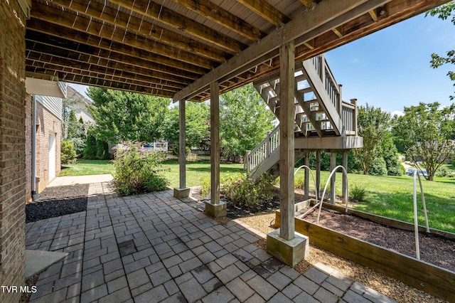 2003 Hackberry Dr, Jonesborough, TN 37659 - view of patio / terrace with stairs