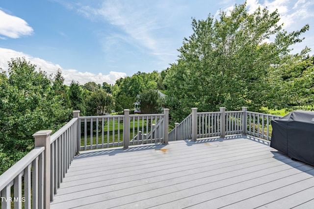 2003 Hackberry Dr, Jonesborough, TN 37659 - wooden deck featuring area for grilling