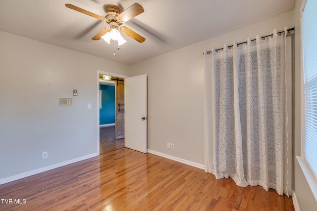 3513 Crest Rd, Kingsport, TN 37664 - spare room with light wood-style floors and ceiling fan