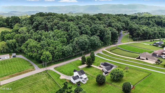 563 Old Jonesboro Rd, Bristol, TN 37620 - drone / aerial view of mountains and a heavily wooded area