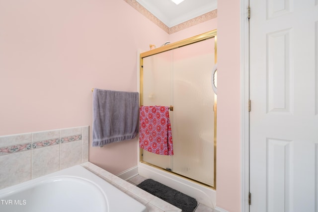 12616 Chesterfield Ln, Bristol, VA 24202 - full bathroom featuring a shower stall and a garden tub