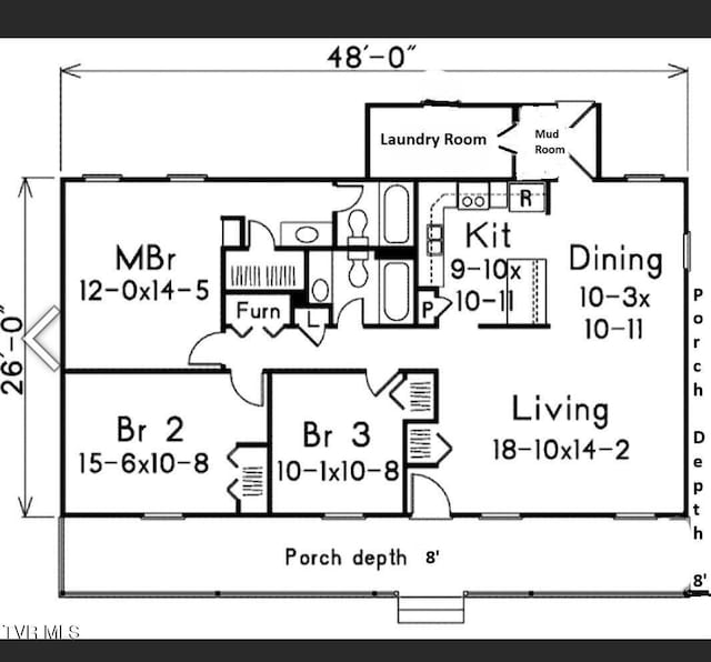 7035 Armory Rd, Newport, TN 37821 - view of room layout