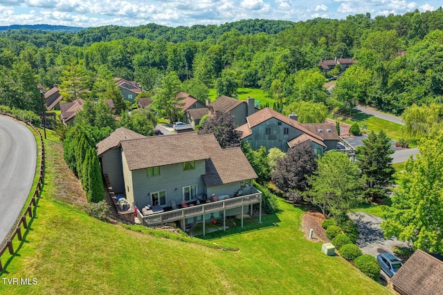 223 Willowbend Ct, Kingsport, TN 37660 - drone / aerial view of a heavily wooded area