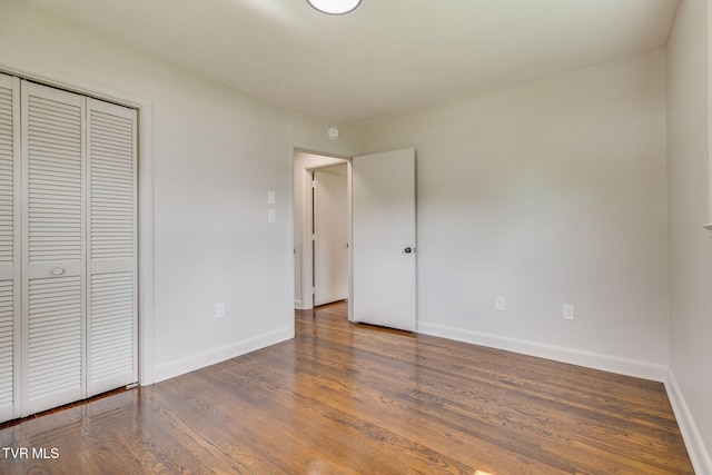 203 Hickory Rd, Bristol, TN 37620 - unfurnished bedroom with a closet and wood finished floors