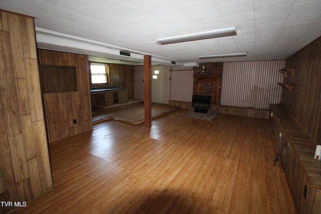 288 Hicks Rd, Piney Flats, TN 37686 - below grade area with light wood finished floors, wooden walls, and pool table