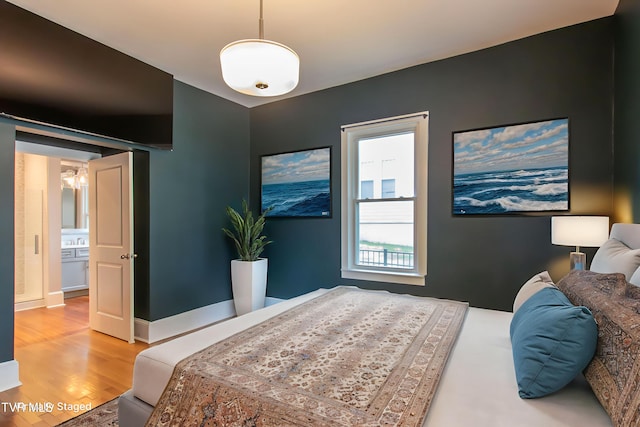 917 Pennsylvania Ave, Bristol, TN 37620 - bedroom featuring light wood-style floors and baseboards