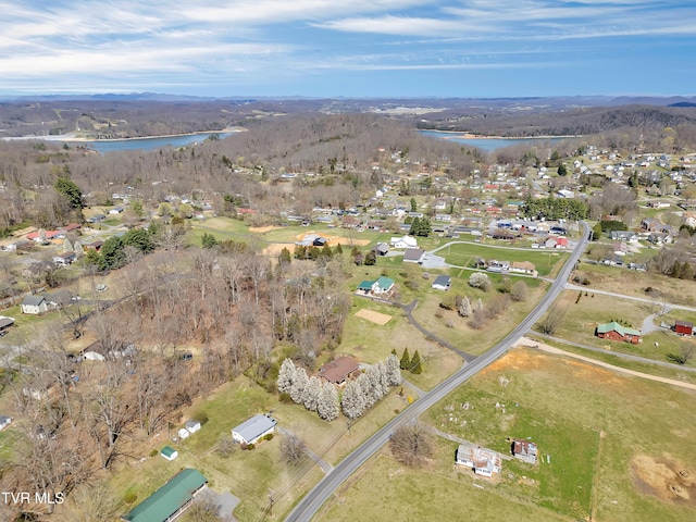 473 Oak Grove Rd, Gray, TN 37615 - aerial view of property and surrounding area featuring a large body of water