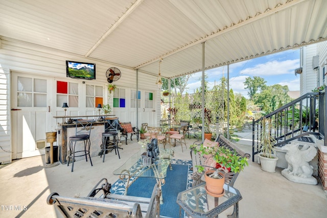 201 W Wanola Ave, Kingsport, TN 37660 - view of patio / terrace with outdoor dining area