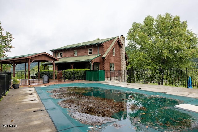 332 Undertaker Blvd, Clintwood, VA 24228 - view of swimming pool with a gazebo