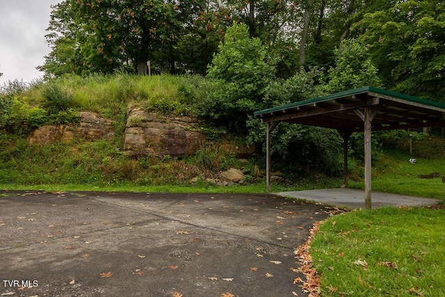 332 Undertaker Blvd, Clintwood, VA 24228 - view of vehicle parking featuring a carport