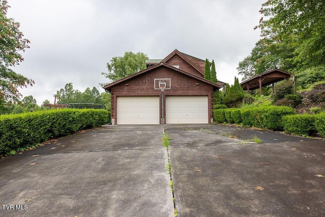332 Undertaker Blvd, Clintwood, VA 24228 - garage featuring driveway