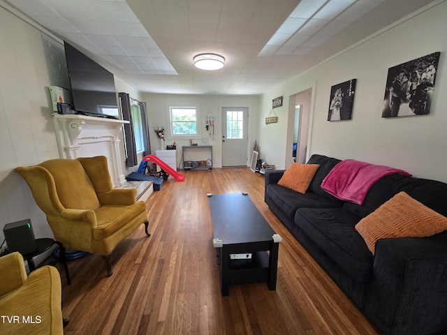 1358 Bristol Hwy, Elizabethton, TN 37643 - living room with wood finished floors