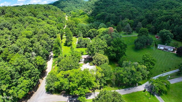 301 Keenburg Rd, Bluff City, TN 37618 - aerial view of property and surrounding area with a forest
