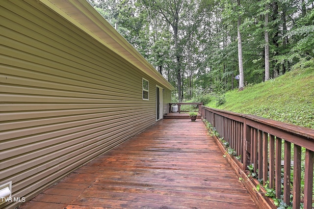 13275 Chip Ridge Rd, Abingdon, VA 24210 - view of wooden terrace