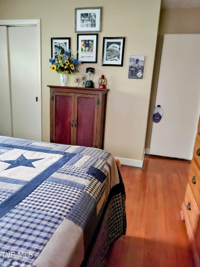2020 Oakland St, Kingsport, TN 37660 - bedroom featuring wood finished floors and baseboards