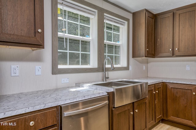 8492 Reedy Creek Rd, Bristol, VA 24202 - kitchen featuring dishwasher and light countertops