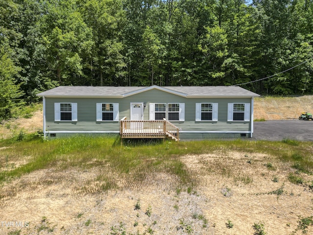 8492 Reedy Creek Rd, Bristol, VA 24202 - manufactured / mobile home featuring crawl space