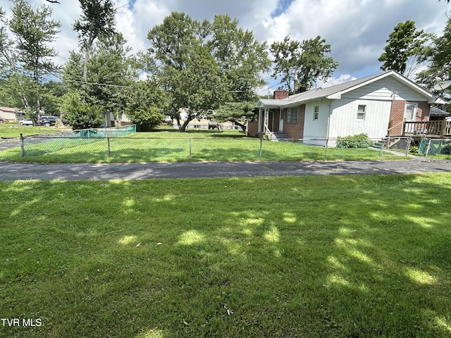 406 NE Mason Ave, Wise, VA 24293 - view of fenced front yard