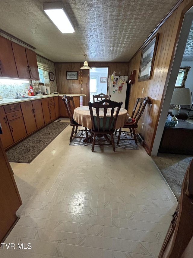 406 NE Mason Ave, Wise, VA 24293 - dining space featuring wooden walls