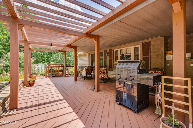 236 Wadlow Gap Rd, Kingsport, TN 37660 - wooden deck with a pergola