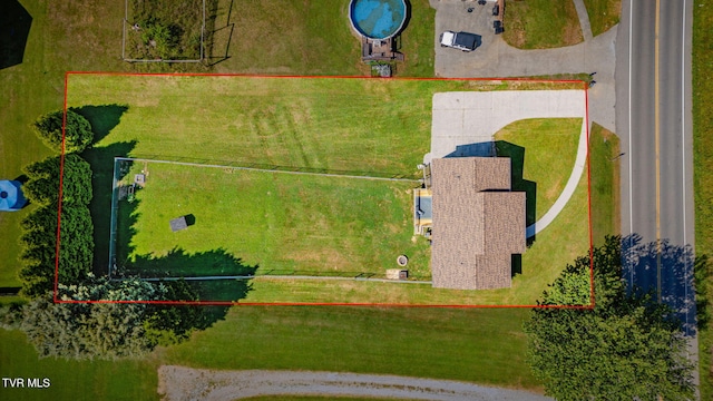 6215 Snapps Ferry Rd, Afton, TN 37616 - aerial view of property and surrounding area with property boundaries highlighted