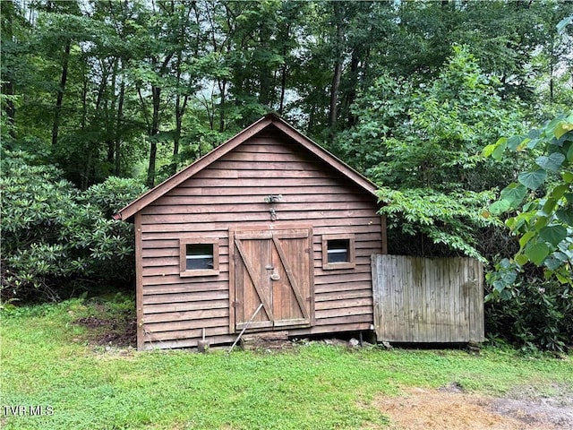 912 Hawkins Rd, Laurel Bloomery, TN 37680 - view of shed