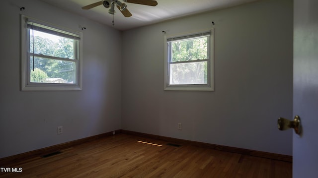 221 Timber Ridge Rd, Jonesborough, TN 37659 - unfurnished room featuring ceiling fan and wood finished floors
