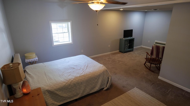 221 Timber Ridge Rd, Jonesborough, TN 37659 - carpeted bedroom with baseboards and a ceiling fan